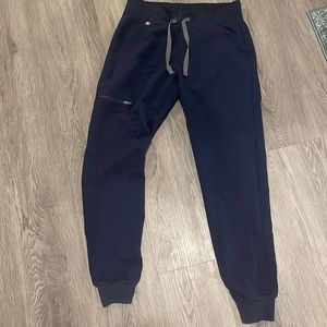 Figs XS navy blue joggers